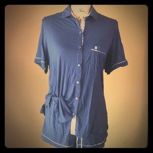 Victoria’s Secret two piece pajama set Medium Blue